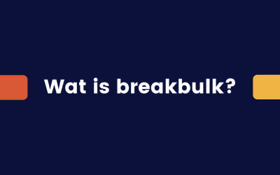 Breakbulk: De logistieke oplossing voor groot en zwaar materiaal